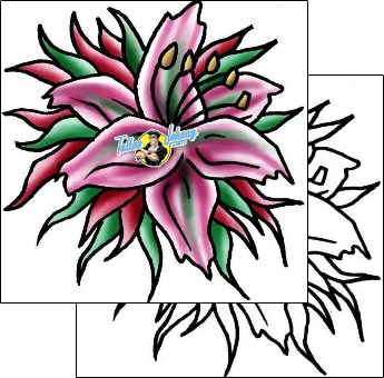 Flower Tattoo plant-life-flowers-tattoos-pablo-lordi-plf-01859