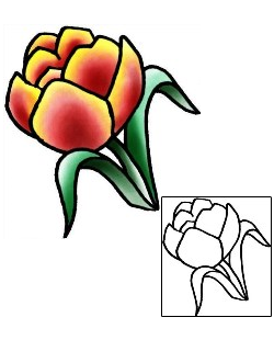 Tulip Tattoo Plant Life tattoo | PLF-01866