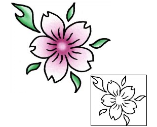 Cherry Blossom Tattoo Plant Life tattoo | PLF-01867