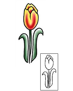 Tulip Tattoo Plant Life tattoo | PLF-01885