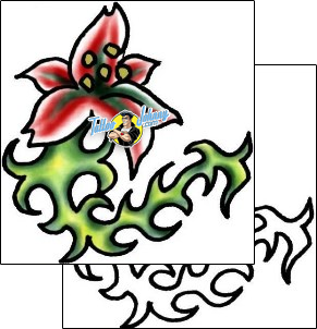 Flower Tattoo plant-life-flowers-tattoos-pablo-lordi-plf-01888