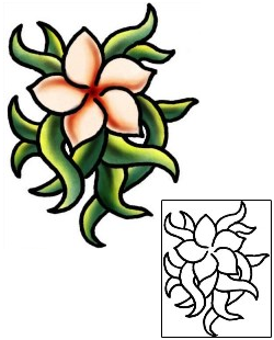 Plumeria Tattoo Plant Life tattoo | PLF-01889