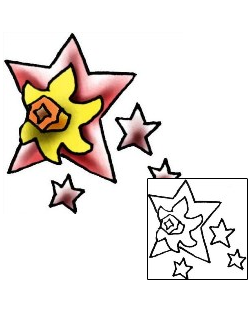 Daffodil Tattoo Astronomy tattoo | PLF-01893