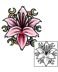 Lily Tattoo Plant Life tattoo | PLF-01903