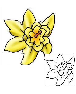 Daffodil Tattoo Plant Life tattoo | PLF-01911