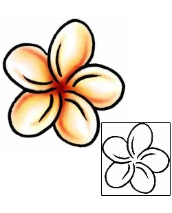 Plumeria Tattoo Plant Life tattoo | PLF-01917