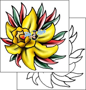 Flower Tattoo plant-life-flowers-tattoos-pablo-lordi-plf-01921