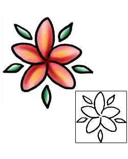 Plumeria Tattoo Plant Life tattoo | PLF-01930