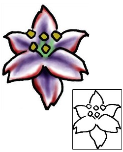 Lily Tattoo Plant Life tattoo | PLF-01935