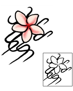 Plumeria Tattoo Plant Life tattoo | PLF-01939