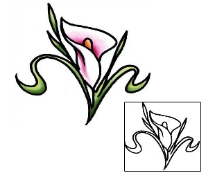 Calla Lily Tattoo Plant Life tattoo | PLF-01941
