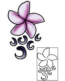 Plumeria Tattoo Plant Life tattoo | PLF-01948