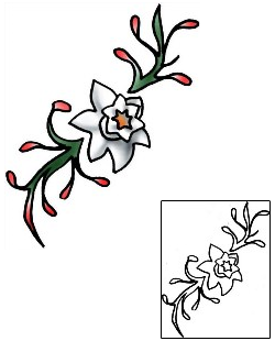 Daffodil Tattoo Plant Life tattoo | PLF-01963