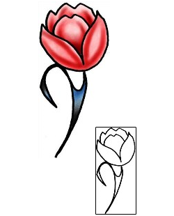 Tulip Tattoo Plant Life tattoo | PLF-01964