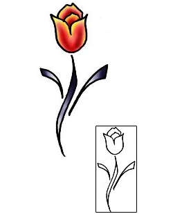 Tulip Tattoo Plant Life tattoo | PLF-01967