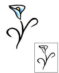 Lily Tattoo Plant Life tattoo | PLF-01970