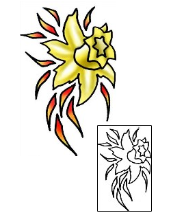 Daffodil Tattoo Plant Life tattoo | PLF-01977