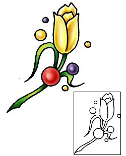Tulip Tattoo Plant Life tattoo | PLF-01982