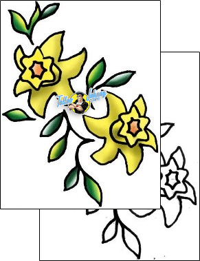 Flower Tattoo plant-life-flowers-tattoos-pablo-lordi-plf-01984