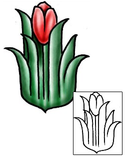 Tulip Tattoo Plant Life tattoo | PLF-01987