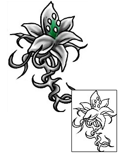 Lily Tattoo Plant Life tattoo | PLF-01992