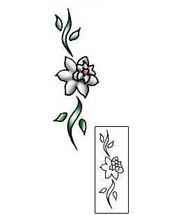 Daffodil Tattoo Plant Life tattoo | PLF-01993