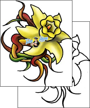 Flower Tattoo plant-life-flowers-tattoos-pablo-lordi-plf-01999
