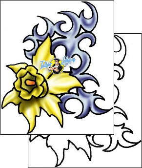 Flower Tattoo plant-life-flowers-tattoos-pablo-lordi-plf-02001