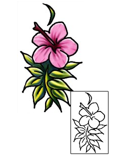 Hibiscus Tattoo Plant Life tattoo | PLF-02018