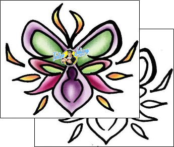 Orchid Tattoo plf-02023