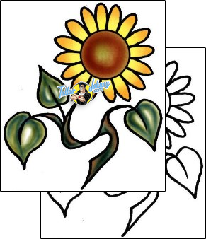 Sunflower Tattoo plant-life-sunflower-tattoos-pablo-lordi-plf-02025