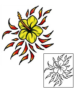 Hibiscus Tattoo Plant Life tattoo | PLF-02027