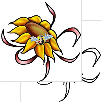 Sunflower Tattoo plant-life-sunflower-tattoos-pablo-lordi-plf-02031