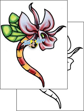 Orchid Tattoo plf-02032