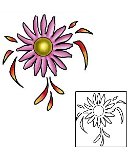 Daisy Tattoo Plant Life tattoo | PLF-02044