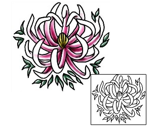 Picture of Pink Chrysanthemum Tattoo