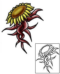 Sunflower Tattoo Tattoo Styles tattoo | PLF-02051