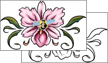 Orchid Tattoo plf-02054