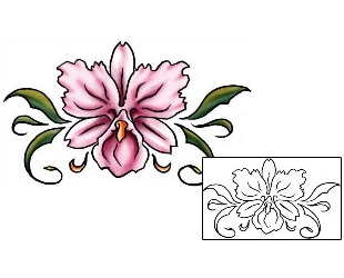 Orchid Tattoo PLF-02054