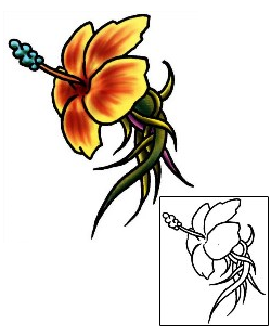 Hibiscus Tattoo Plant Life tattoo | PLF-02055