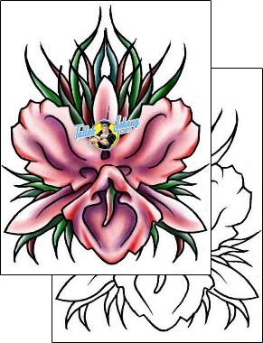 Orchid Tattoo plf-02060