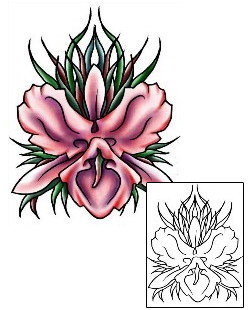 Orchid Tattoo PLF-02060