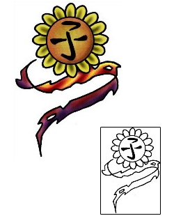 Sunflower Tattoo Tattoo Styles tattoo | PLF-02073