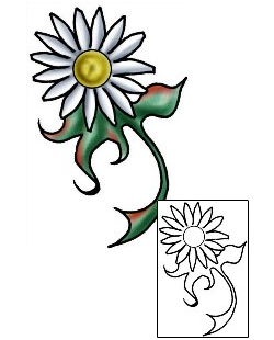 Daisy Tattoo Plant Life tattoo | PLF-02080