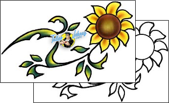 Sunflower Tattoo plant-life-sunflower-tattoos-pablo-lordi-plf-02087