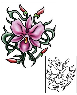 Orchid Tattoo PLF-02098