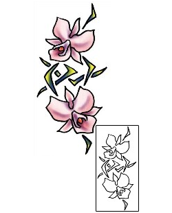 Orchid Tattoo PLF-02103