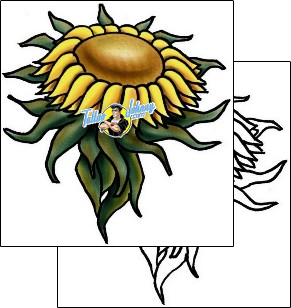 Sunflower Tattoo plant-life-sunflower-tattoos-pablo-lordi-plf-02111