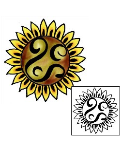 Sunflower Tattoo Tattoo Styles tattoo | PLF-02123