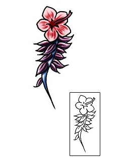 Hibiscus Tattoo Plant Life tattoo | PLF-02126
